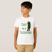 Leuk Koel Als Een Komkommer T-shirt (Voorkant volledig)