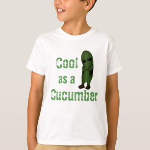 Leuk Koel Als Een Komkommer T-shirt