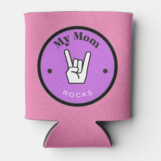Leuk! Koelbox- Mijn moeder ROCKS! Blikjeskoeler (Voorkant)