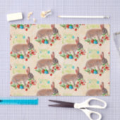 Leuk Konijn Pasen Patronen Decoupage Knutsel / Fee Tissuepapier (Craft)