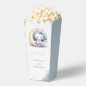 Leuk konijntje dat op de maan zit bedankdoosjes (Popped)