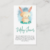 Leuk konijntje - display douche informatiekaartje (Voorkant)