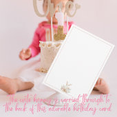 Leuk konijntje eerste 1e verjaardagsfeestje kaart