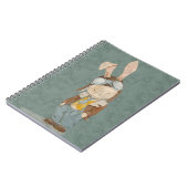 Leuk konijntje in een pilotenhelm notitieboek (Linkerzijde)