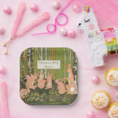  Leuk Konijntje Kinderen Baby shower Papieren Bordje (Feest)