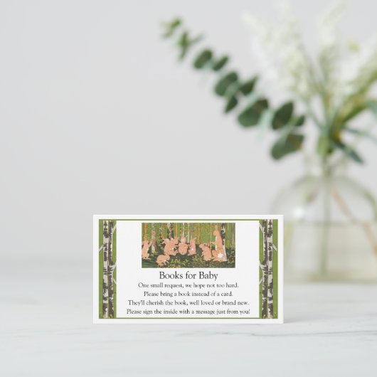 Leuk Konijntje Kinderen Behuizing Kaart (Staand voorkant)