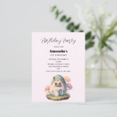 Leuk konijntje konijn Japanse Kawaii stijl Briefkaart (Staand voorkant)