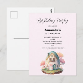 Leuk konijntje konijn Japanse Kawaii stijl Briefkaart