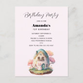 Leuk konijntje konijn Japanse Kawaii stijl Briefkaart (Voorkant)