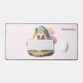 Leuk konijntje konijn Japanse Kawaii stijl Bureaumat (Keyboard & Muis)