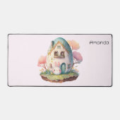 Leuk konijntje konijn Japanse Kawaii stijl Bureaumat (Voorkant)