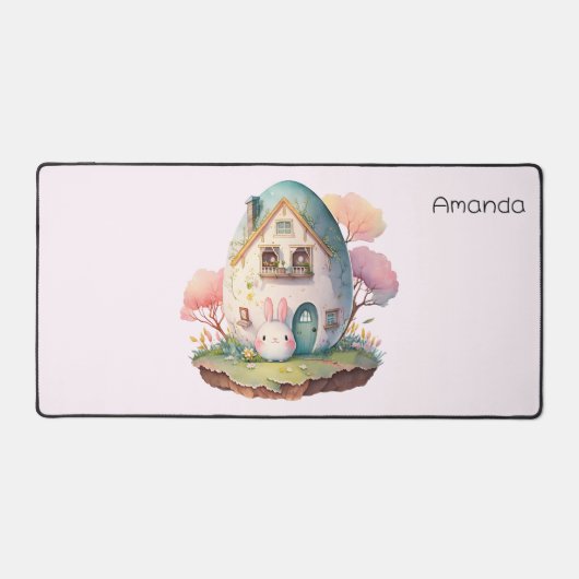 Leuk konijntje konijn Japanse Kawaii stijl Bureaumat (Voorkant)