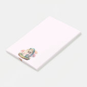 Leuk konijntje konijn Japanse Kawaii stijl Post-it® Notes (Schuin)