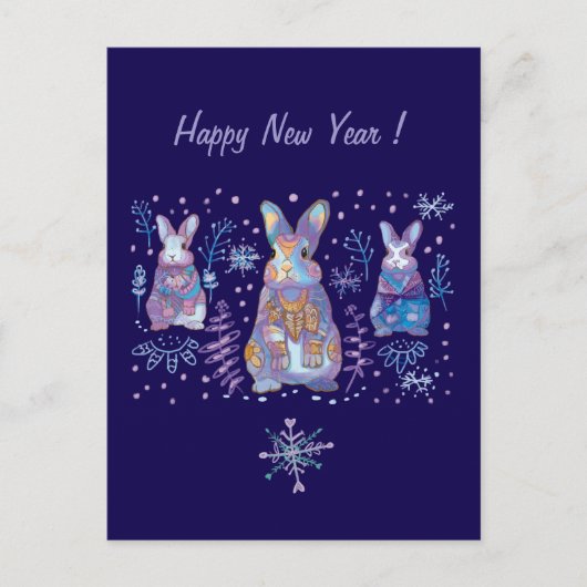 leuk konijntje Vakantie Briefkaart (Voorkant)