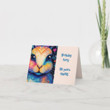 Leuk konijntje volwassen verjaardagsfeestje