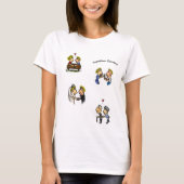 Leuk koppel samen voor altijd mooie Cartoon episch T-shirt (Voorkant)