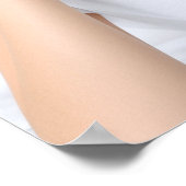 Leuk krullend haarmodel met Gildan shirt Poster (Hoek)