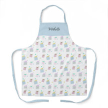 Leuk kussen Katten Illustratie Patroon Monogram