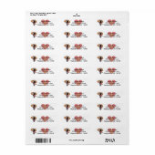 Leuk Labrador Retriever Adres Label (Full Sheet)