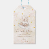 Leuk Lam Pinky Dust Stars Baby shower Dank u Cadeaulabel (Voorkant)
