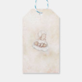 Leuk Lam Pinky Dust Stars Baby shower Dank u Cadeaulabel (Achterkant)