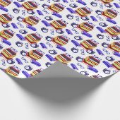 leuk leestijdfeest cadeaupapier (Hoek)