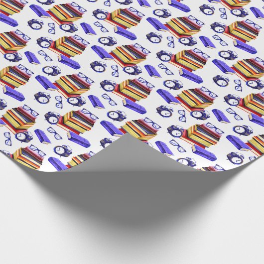 leuk leestijdfeest cadeaupapier (Hoek)