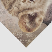 Leuk Leeuw Cub Weefsel Papier (Detail)