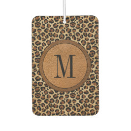 Leuk Leopard  Modern Boho Monogram Luchtverfrisser