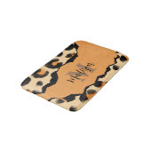 Leuk Leopard Print Monogram Badmat (Gekanteld)