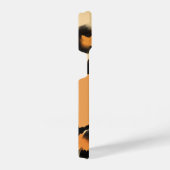 Leuk Leopard Print Monogram iPhone Hoesje (Rechterkant)