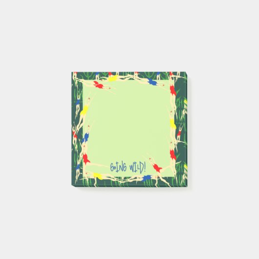 Leuk, leuk cadeau voor Wild Zwemmende vrouw, Post-it® Notes (Voorkant)