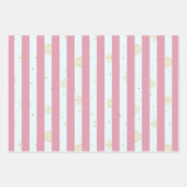 Leuk Leuk Goud Folie Roze Frost Wit Kerstmis Inpakpapier Vel (Voorkant 3)