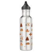 Leuk Leuk Leuk Wit Bruin Kinder Speelgoed Car Plan Waterfles (Rechts)