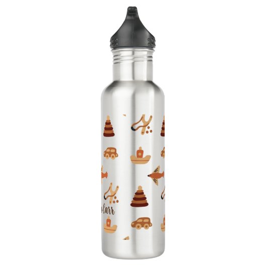 Leuk Leuk Leuk Wit Bruin Kinder Speelgoed Car Plan Waterfles (Rechts)