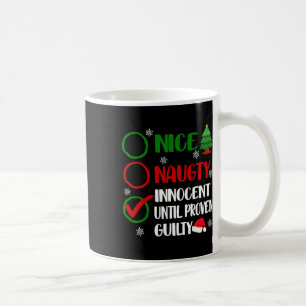Leuk Leuk Ondeugend Onschuldig Kerstmis Volwassene Koffiemok