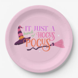 Leuk Leuk Roze Heks Hocus Pocus Halloween Pet Papieren Bordje
