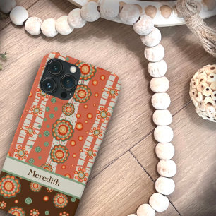 Leuk Leuk Tiener Bloemen Whimsical Patroon Naam Case-Mate iPhone Case
