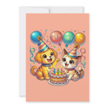 Leuk & Leuk Verjaardag Puppy & Kitten Party