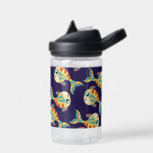 Leuk Leuk Vis Patroon Marine Blauw Waterfles (Links)