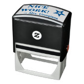 Leuk "LEUK WERK!" Educator Rubber Stamp Zelfinktende Stempel (Product)