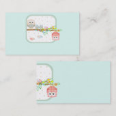 leuk leuke visitekaartje voor de kleuterschool in  (Voorkant / Achterkant)