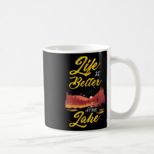 Leuk leven is beter aan het meer vrouwen koffiemok