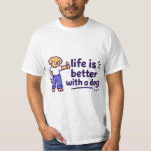 ​Leuk leven is beter met een hond shirt | Grappig 