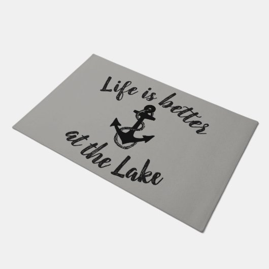 leuk leven is beter op het spel | deurmat (Schuin)