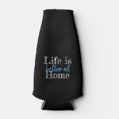 leuk leven is beter thuis | Koolstof voor flessen Flesjeskoeler (Voorkant)