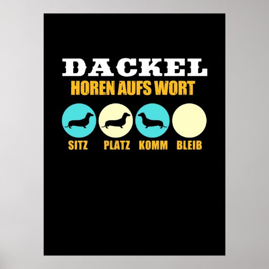 Leuk Leven Met Een Dachshund Poster (Voorkant)