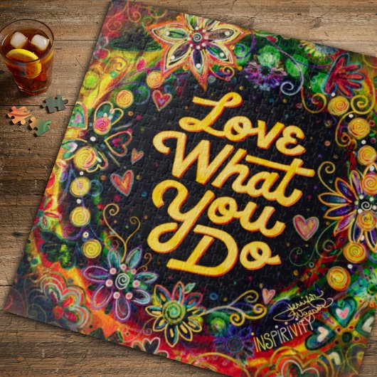 Leuk Liefde Wat je doet Bloemen  Inspirivity Legpuzzel