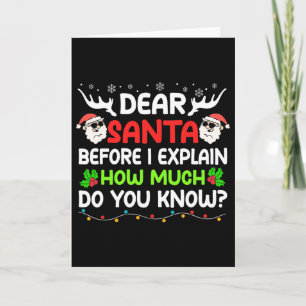 Leuk lieve Sint ik kan Kerstmis uitleggen aan kind Kaart