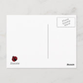 Leuk lieveheersbeestje briefkaart (Achterkant)
